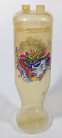 Rare Vintage Pepsi Cola Guitar and Rock Star 10 1/2" Tall Plastic Contour Bottle