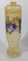 Rare Vintage Pepsi Cola Guitar and Rock Star 10 1/2" Tall Plastic Contour Bottle