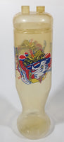 Rare Vintage Pepsi Cola Guitar and Rock Star 10 1/2" Tall Plastic Contour Bottle