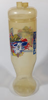 Rare Vintage Pepsi Cola Guitar and Rock Star 10 1/2" Tall Plastic Contour Bottle