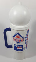 Rare 1999 Whirley ARCO Pepsi Cola Vancouver Canadians Baseball Team 11 1/2" Tall Plastic Mug Cup with Baseball Shaped Lid No Straw