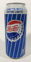 2015 Pepsi Cola Limited Edition Retro Style 473mL 6 1/4" Tall Aluminum Metal Pop Can