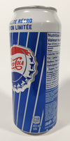 2015 Pepsi Cola Limited Edition Retro Style 473mL 6 1/4" Tall Aluminum Metal Pop Can