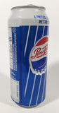 2015 Pepsi Cola Limited Edition Retro Style 473mL 6 1/4" Tall Aluminum Metal Pop Can