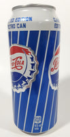 2015 Pepsi Cola Limited Edition Retro Style 473mL 6 1/4" Tall Aluminum Metal Pop Can