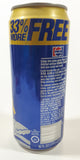 1990s Pepsi Cola Limited Edition Cool Cans 33% More FREE Surfer Themed 16 FL oz (1 Pt) 473mL 6 1/4" Tall Aluminum Metal Pop Can