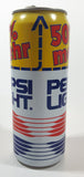 Pepsi Light German 50% Mehr 500mL 6 5/8" Tall Aluminum Metal Pop Can