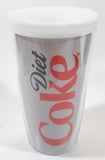 2012 Tervis Coca Cola Diet Coke 16 Oz 6 1/2" Tall Plastic Travel Mug Cup with Lid