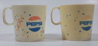 Vintage Chilton-Globe Pepsi Party Celebration Themed Small 1 7/8" Tall Plastic Toy Play Cup Mugs