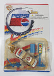 1990s Golden Wheel Special Edition Diet Pepsi Team Racer #77 Jimmy Peck Die Cast Toy Race Car Vehicle with Trophy, Car Jack, Blue Cone, and Traffic Light New in Package