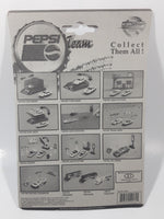 1990s Golden Wheel Special Edition Pepsi Team Racer #77 Die Cast Toy Race Car Vehicles with Gold Gas Blue Gas Station Pumps New in Package