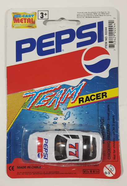 1993 Golden Wheels Pepsi Cola Team Racer Corvette #77 Die Cast Toy Car Vehicle New in Package