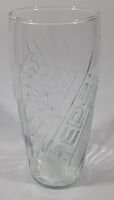 Vintage Pepsi Embossed 6" Tall Glass Cup