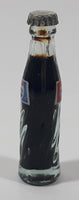 Vintage Pepsi Cola Miniature 3" Tall Glass Bottle