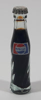 Vintage Pepsi Cola Miniature 3" Tall Glass Bottle