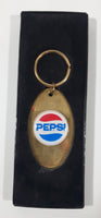 Pepsi Gold Tone Metal Key Chain with Box