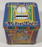 Paws Jim Davis Garfield "Feed The Kitty" Tin Metal Coin Bank