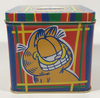 Paws Jim Davis Garfield "Feed The Kitty" Tin Metal Coin Bank