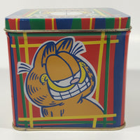 Paws Jim Davis Garfield "Feed The Kitty" Tin Metal Coin Bank