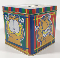 Paws Jim Davis Garfield "Feed The Kitty" Tin Metal Coin Bank