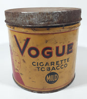 Vintage 1960s Vogue Mild Cigarette Tobacco Tin Metal Can