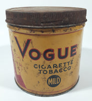 Vintage 1960s Vogue Mild Cigarette Tobacco Tin Metal Can