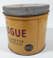 Vintage 1960s Vogue Mild Cigarette Tobacco Tin Metal Can