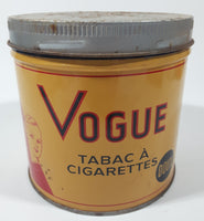 Vintage 1960s Vogue Mild Cigarette Tobacco Tin Metal Can
