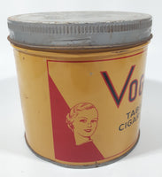 Vintage 1960s Vogue Mild Cigarette Tobacco Tin Metal Can