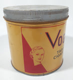 Vintage 1960s Vogue Mild Cigarette Tobacco Tin Metal Can