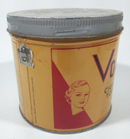 Vintage 1960s Vogue Mild Cigarette Tobacco Tin Metal Can