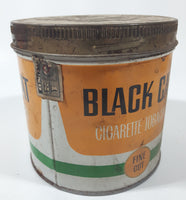 Vintage Black Cat Cigarette Tobacco Tin Metal Can