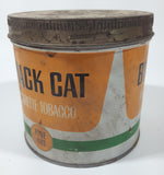 Vintage Black Cat Cigarette Tobacco Tin Metal Can