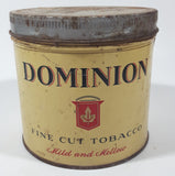 Vintage Dominion Mild and Mellow Fine Cut Tobacco Tin Metal Can