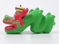 2022 McDonald's USC Minions The Rise of Gru Otto's Dragon Rider 4" Long Plastic Toy Figure