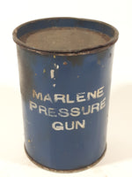 Rare Antique Marlene Pressure Gun Blue Metal Can Still Full