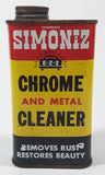 Vintage Simoniz E-Z-2 Chrome And Metal Cleaner 8 Fluid Ounce 5 1/4" Tall Metal Can