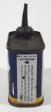 Vintage 1948 Lock Ease Graphited Lock Fluid 4 Fl. Oz. 2 3/4" Tall Metal Oiler Can