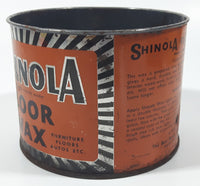 Vintage Shinola Floor Wax 4 1/4" Tall Metal Can