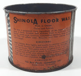 Vintage Shinola Floor Wax 4 1/4" Tall Metal Can