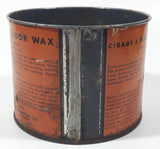 Vintage Shinola Floor Wax 4 1/4" Tall Metal Can