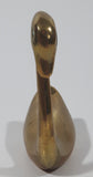 Vintage Swan Bird 3 7/8" Brass Metal Figurine