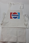 Vintage Pepsi Vendor White Cloth Full Size Apron