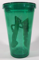 2012 Prema Toy Co. Gumby Green 16 oz. 6 1/4" Tall Hard Plastic Travel Cup with Lid