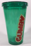 2012 Prema Toy Co. Gumby Green 16 oz. 6 1/4" Tall Hard Plastic Travel Cup with Lid