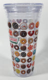 Whirley DrinkWorks Krispy Kreme Doughnuts 8" Tall Hard Plastic Travel Mug Cup with Lid