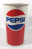 Vintage 1980s Pepsi 9 1/4" Tall Cardboard and Plastic Can Shaped Coin Bank