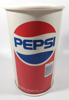 Vintage 1980s Pepsi 9 1/4" Tall Cardboard and Plastic Can Shaped Coin Bank