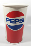 Vintage 1980s Pepsi 9 1/4" Tall Cardboard and Plastic Can Shaped Coin Bank