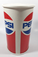 Vintage 1980s Pepsi 9 1/4" Tall Cardboard and Plastic Can Shaped Coin Bank